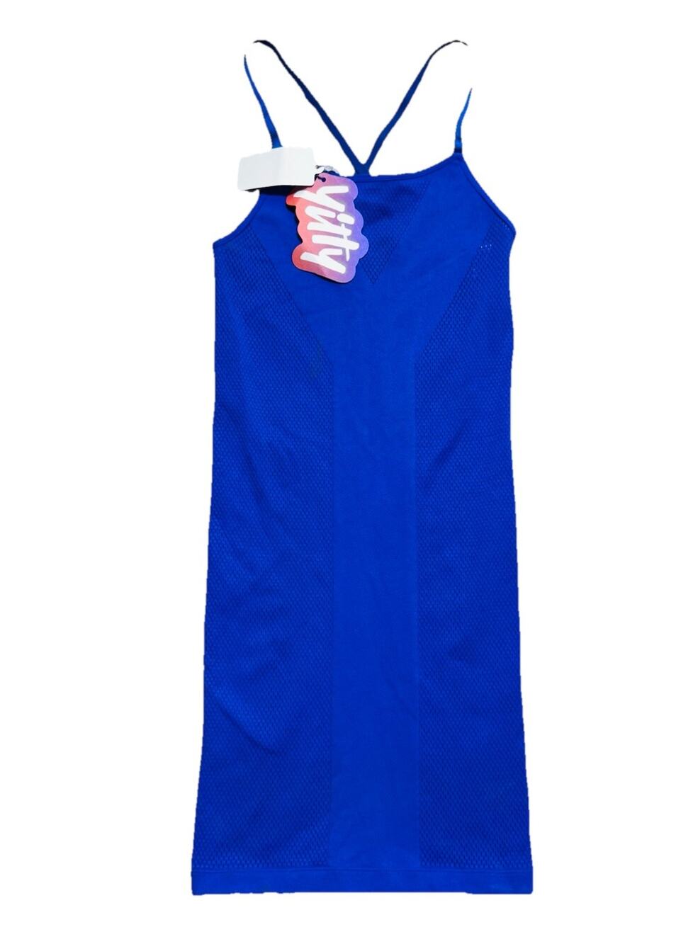 New Yitty Lizzo Icon Dress S $75 Royal Blue Bodycon NWT Shapewear